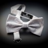 Noeud papillon homme mariage pure soie - blanc à motifs blanc Noeud papillon homme mariage pure soie - blanc à motifs blanc