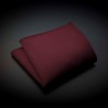 Pochette pure soie - couleur unie bordeau Pochette pure soie - couleur unie bordeau