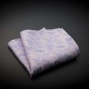 Pochette mariage pure soie - rose à motifs Paisley bleu clair Pochette mariage pure soie - rose à motifs Paisley bleu clair
