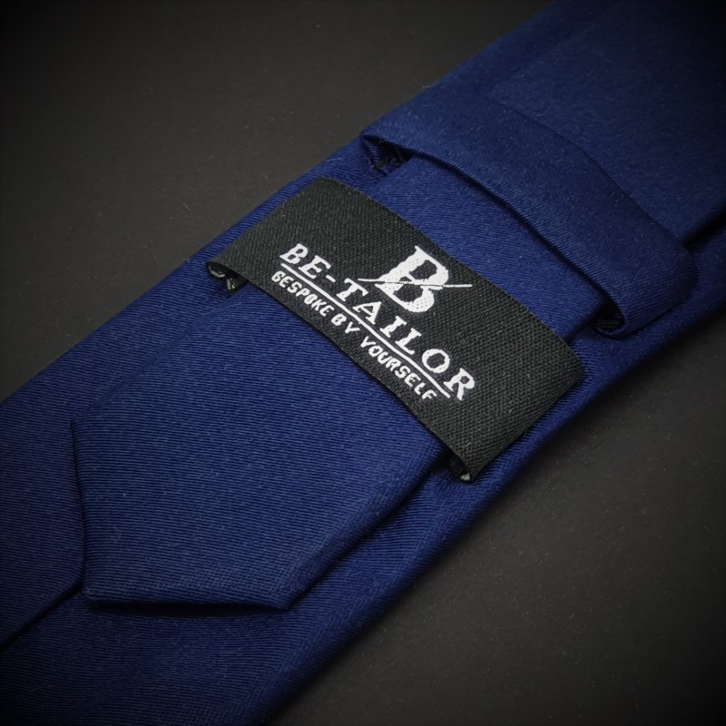 Cravate Homme Unie Bleue - 160 Cm, Microfibre, Jacquard, Pour Costume Business, Mariage, Entretien