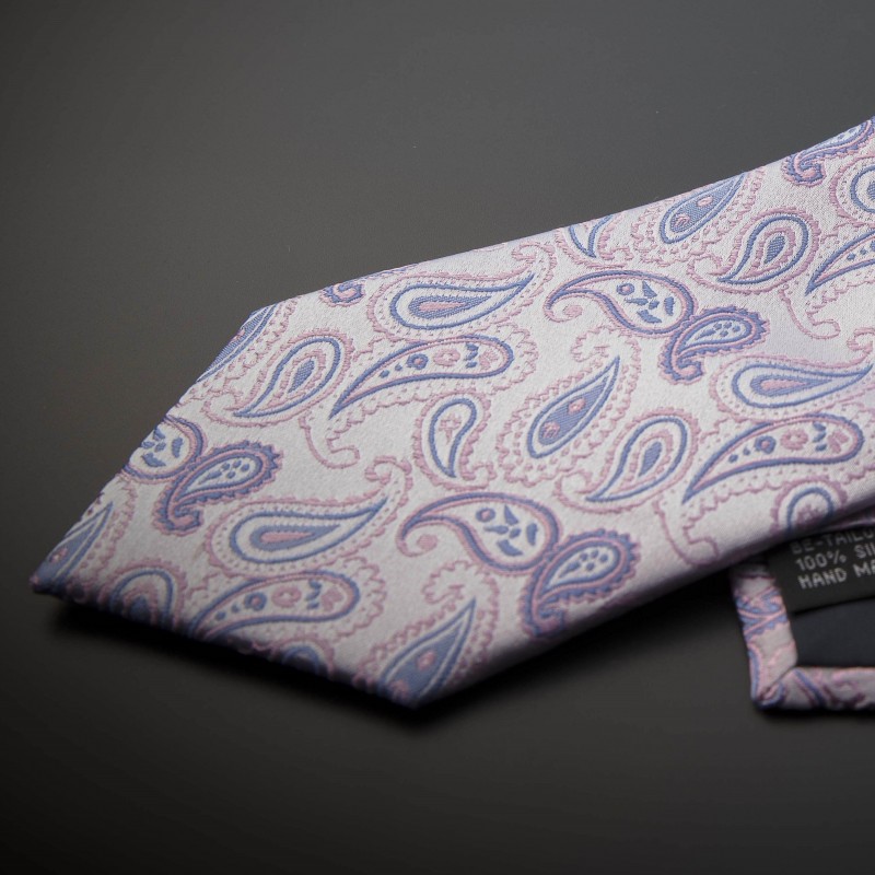 All-over paisley-print tie Soie Etro pour homme en coloris Violet Homme Cravates Cravates Etro 